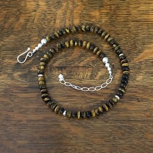 $84 Jay King Estate Necklace Sterling Silver Marked DRT 925 China